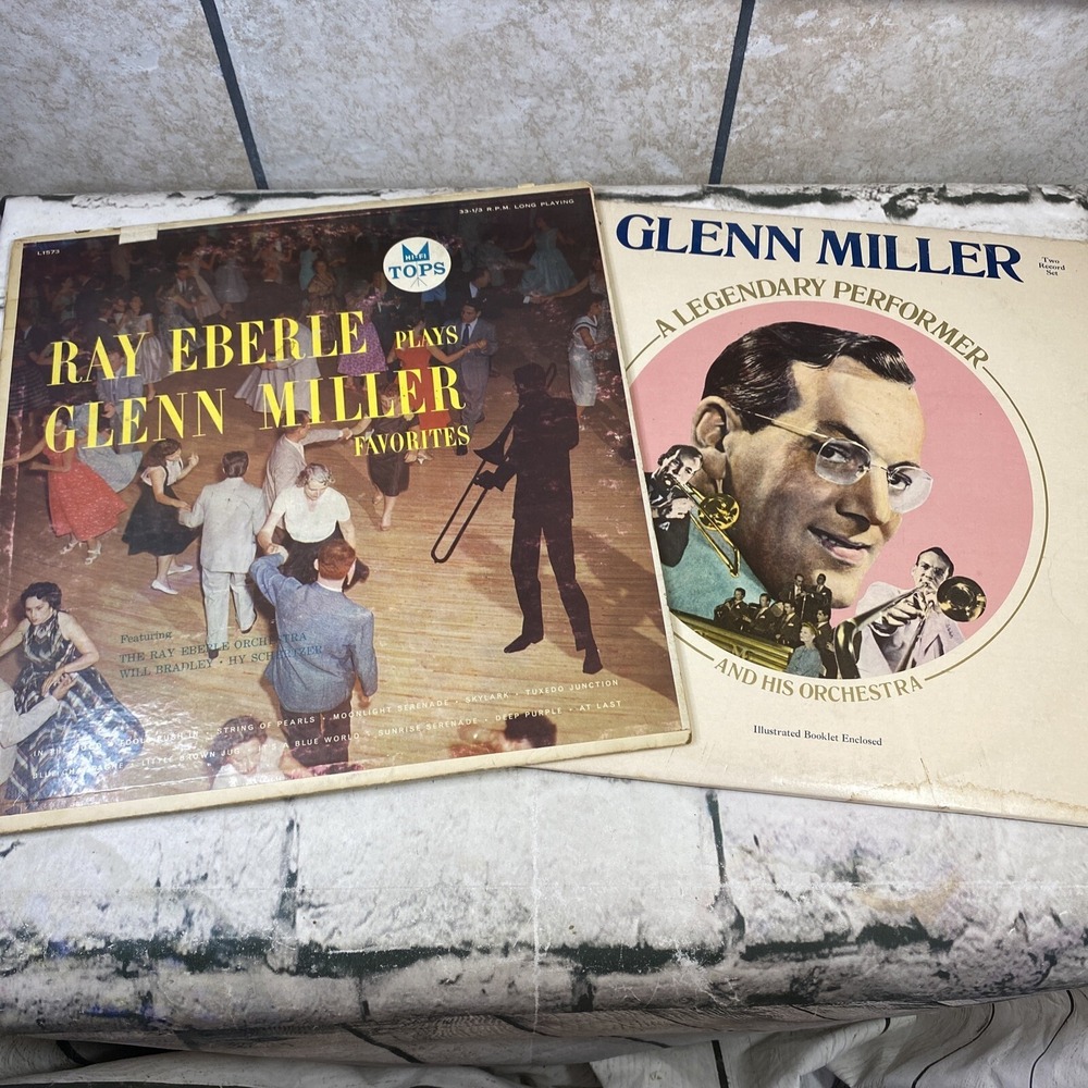 Glenn Miller‎ Vinyl Record Albums Lot of 2